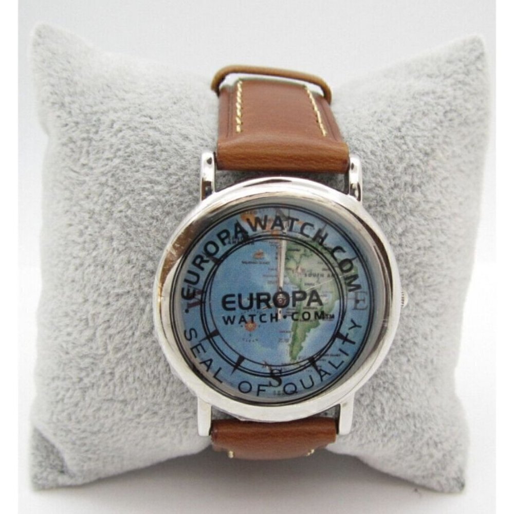 Women Europa Holland America Quartz WR Analog Dial‎ Causal Round Watch (G235)